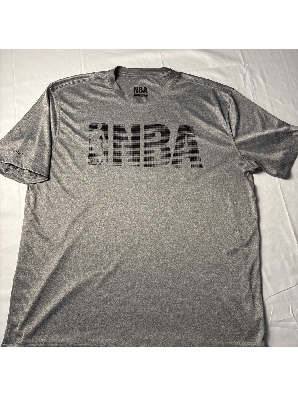 Men’s 3Xl Net Dry T-Shirt Nba Gray And Black